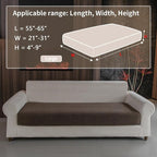 OHSIO Couch Cushion Covers for Sectional Sofa, Stretch Soft Sofa Slipcovers - Image 2