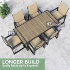 Jocoevol 7 Piece Patio Dining Set - Image 7