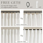 Beige White Pinch Pleated Linen 92 Inch Curtains 60 Inch Width | Linen Blend - Image 5