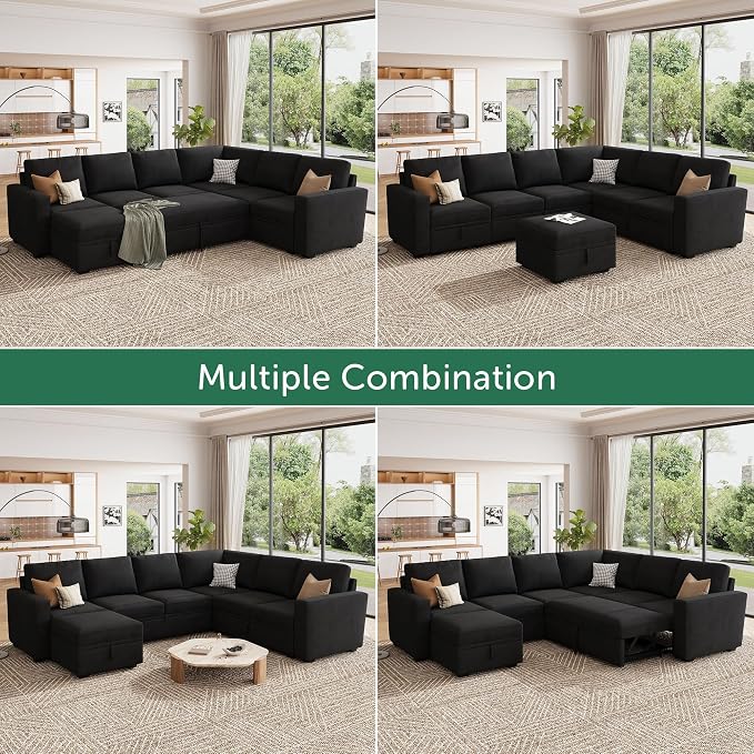 HONBAY Modular Sectional Sleeper Sofa - Image 6