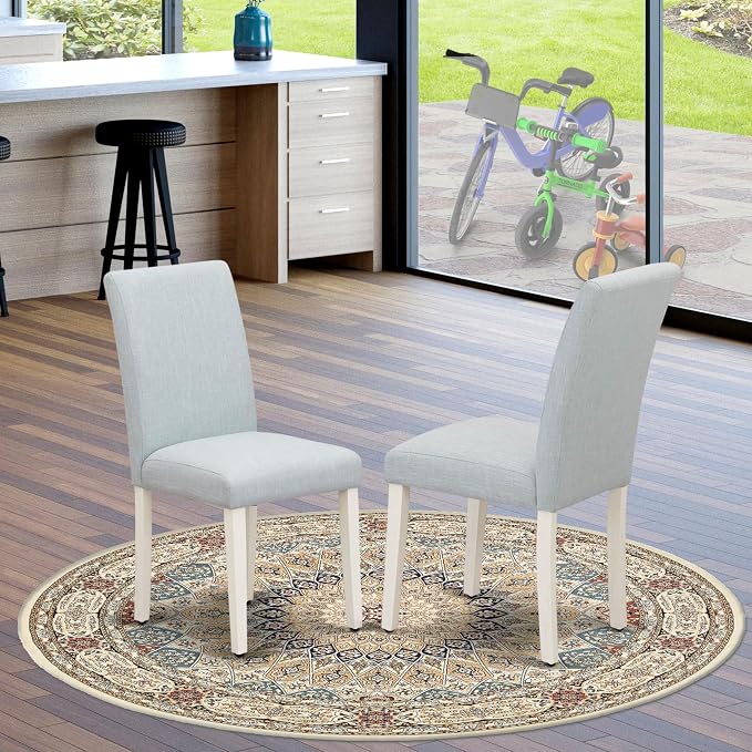 East West Furniture ABP0T15 Abbott Parson Dining Chairs - Image 2