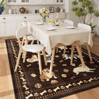 DUKINO 5x7 Area Rugs, Washable Dog Rug - Image 3