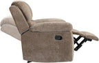 Betsy Furniture Modern Fabric Recliner Sofa Set, Loveseat w/Console, Recliner - Image 6