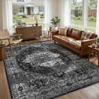 UERMEI 9x12 Area Rug Living Room Rugs - Image 5