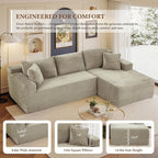 96" Sectional Couches for Living Room Cloud Couch Sofa - Image 6
