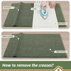 BEQHAUSE Dirt Trapper Door Mat 20" x 48", Non-Slip Washable Doormats, Low - Image 9