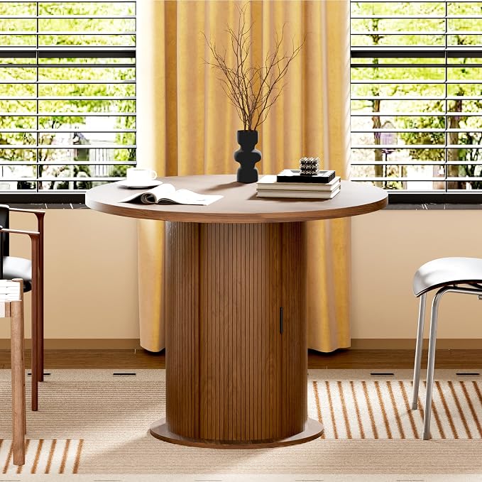Wildhome Round Dining Table for 2-4, 31 Inch Dining Room Kitchen Table - Image 6