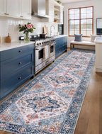 SERISSA 3x14 Washable Non Slip Boho Runner Rug - Image 2