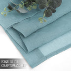 Tollpiz Sheer Curtains Linen Textured Bedroom Curtain Sheers Light Filtering - Image 7