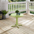 Crosley Furniture Griffith Weather Resistant Retro Metal Outdoor Side Table - Image 8