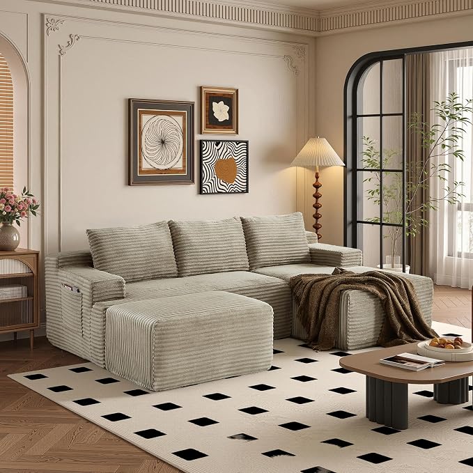 96" Sectional Couches for Living Room Cloud Couch Sofa by Chorlenimi