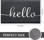 Door Mat Welcome Mat Floor Mat for Entryway, High Traffic Areas | Low Profile - Image 3