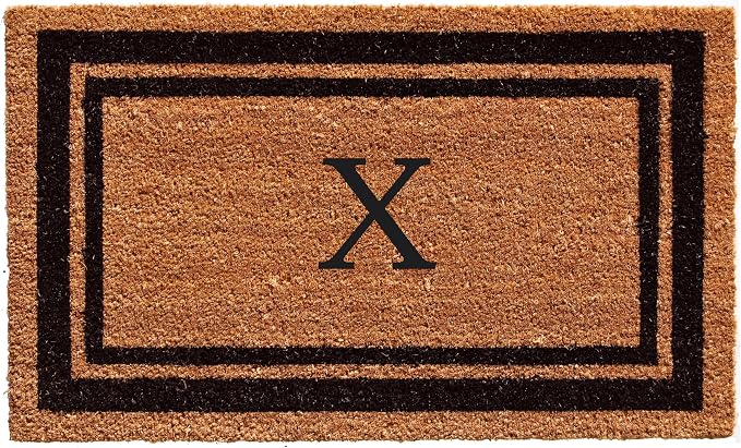 Calloway Mills 152962436X Black Border 24" x 36" Monogram Doormat - Image 4
