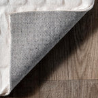 nuLOOM Nia White Geometric Washable Area Rug - Image 4