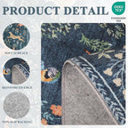 DUKINO 2x4 Rug for Entryway, Animal Washable Runner Rug for Kitchen, Low Pile - Image 5