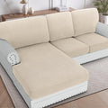 H.VERSAILTEX 2025 New Sectional Couch Covers 6 Pieces Stretch Sofa Covers by HVERSAILTEX