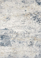 DMOYEST Area Rug Living Room Rugs 10x14 Washable Abstract Beige Blue Carpet | - Image 8