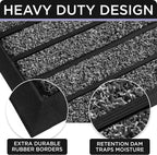 Ubdyo Extra Durable Door Mat Outside Entrance | Dirt Trapping, Non-Slip Backing - Image 4
