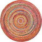 Hausattire Boho Braided Round Rug - Image 6
