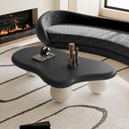 47.2" Cloud Coffee Table with 3 Ball Legs, Modern Irregular Center Table - Image 3