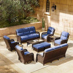 HILLGA 11-Piece Luxury Patio Furniture Set by HILLGA