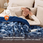 Bedsure Faux Fur Heated Blanket Full Size, Fast Heating Electric Blanket Full - Image 6