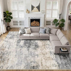 LOONGRUG 10x14 Area Rugs Washable Large Neutral Modern Living Room Rug | by LOONGRUG