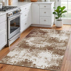 Entryway Rug 3x5 Brown Door Mat Indoor Entrance 36x60, Washable Small Throw Rugs - Image 2