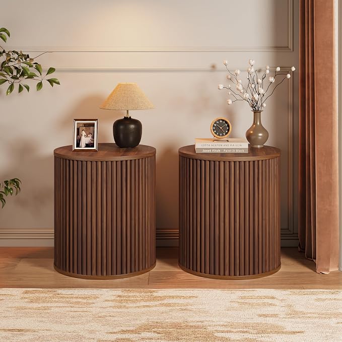 AVZEAR Fluted Round Side Table - Image 8