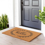 Barnyard Designs Natural Coco Coir Non-Slip Doormat | Heavy-Duty Welcome Mat - Image 2