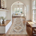 Madane Washable Runner Rugs 2x12 Long by Madane