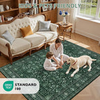 5x7 Area Rugs Living Room: Washable Rug - Image 9