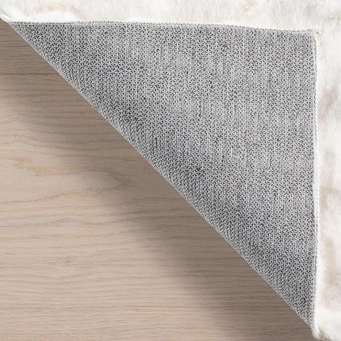 nuLOOM Jeni Off White Checkered Washable Runner Rug, Off White - Image 4