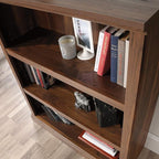 Sauder 3 Tier Book Shelf Wooden Bookcase Multipurpose Bookshelf - Image 9