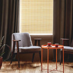 Red Lantern Bamboo Cordless Window Shade - Image 9