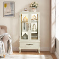 Lighted Curio Display Cabinet by Firscook