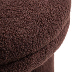 Furniture of America Rami Modern 17.5-inch Mushroom-Shape Upholstered Ottoman - Image 9