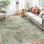 Soalmost Abstract Rug 5x7 Washable Area Rugs by Soalmost