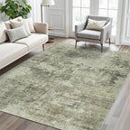 Soalmost Abstract Rug 5x7 Washable Area Rugs - Image 2