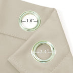 Light Beige Thermal Blackout Curtains/42 x 72 Inch/Set of 2 Panels Room - Image 6