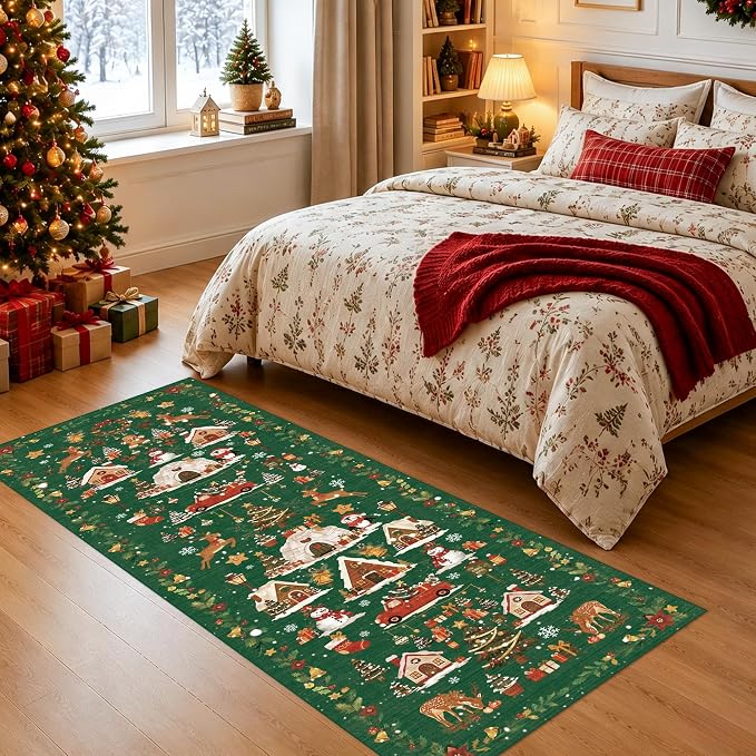 Washable Christmas Rug Runner 2x6 - Image 3