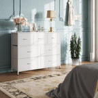 WLIVE 7 Drawer Dresser TV Stand, Dressers - Image 7
