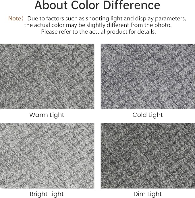 VKNOW Bar Stools Set of 2, Modern Counter Stools - Image 6