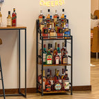 Jsskeeim Trapezoidal Liquor Cabinet Bar - Image 4