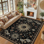Vacuum-Friendly, 8x10 Washable Area Rug by meejou