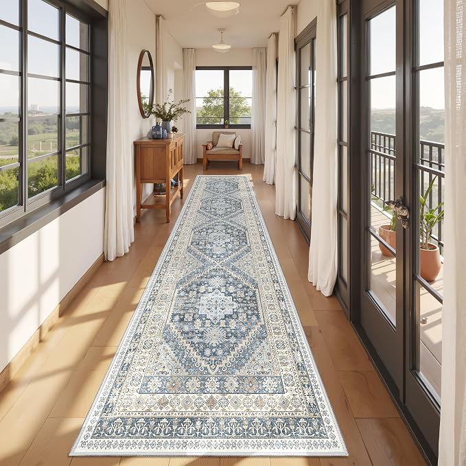 Runner Rug 2x10, Washable Rugs for Entryway Rug, Bathroom Bedroom - Image 3