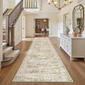 3x12 Runner Rug Non Slip, Washable Hallway Runner Rug, Living Room, Long Rug by Restydon