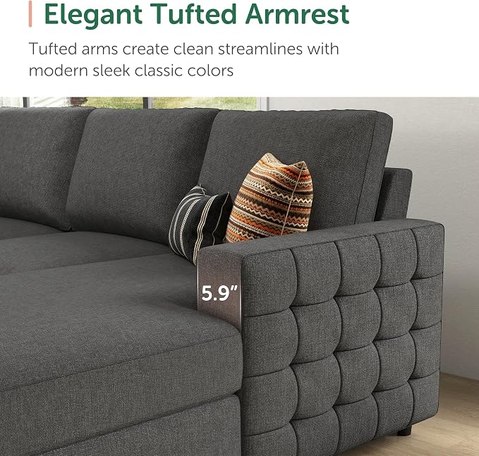 HONBAY Sectional Sleeper Sofa - Image 5