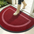OLANLY Half Circle Front Door Mat Outside 35x23 All-Season Rubber Doormat | by OLANLY