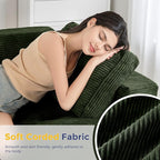 MAXYOYO Loveseat Sofa Couch, Upholstered Bean Bag Chair Cloud 2-Seat - Image 5
